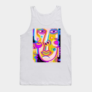 Art faces Tank Top